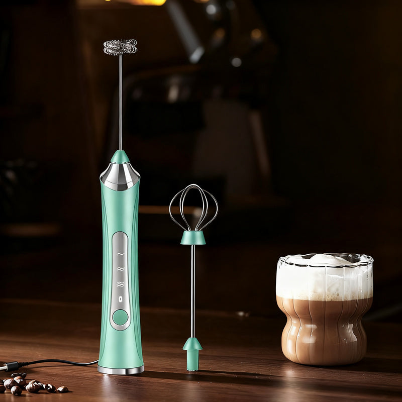 Electric Milk Frother and Accessories