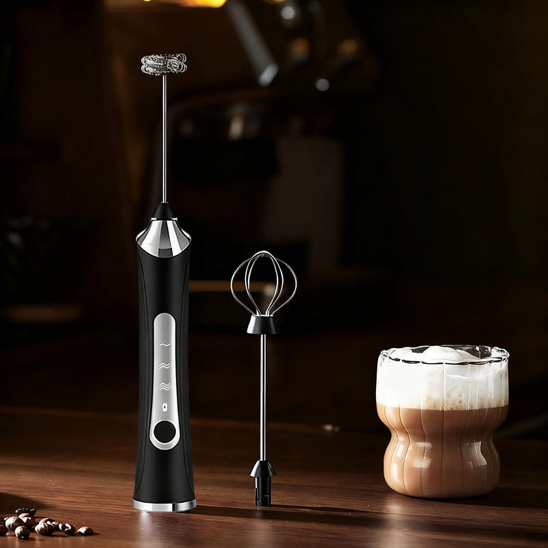 Electric Milk Frother and Accessories