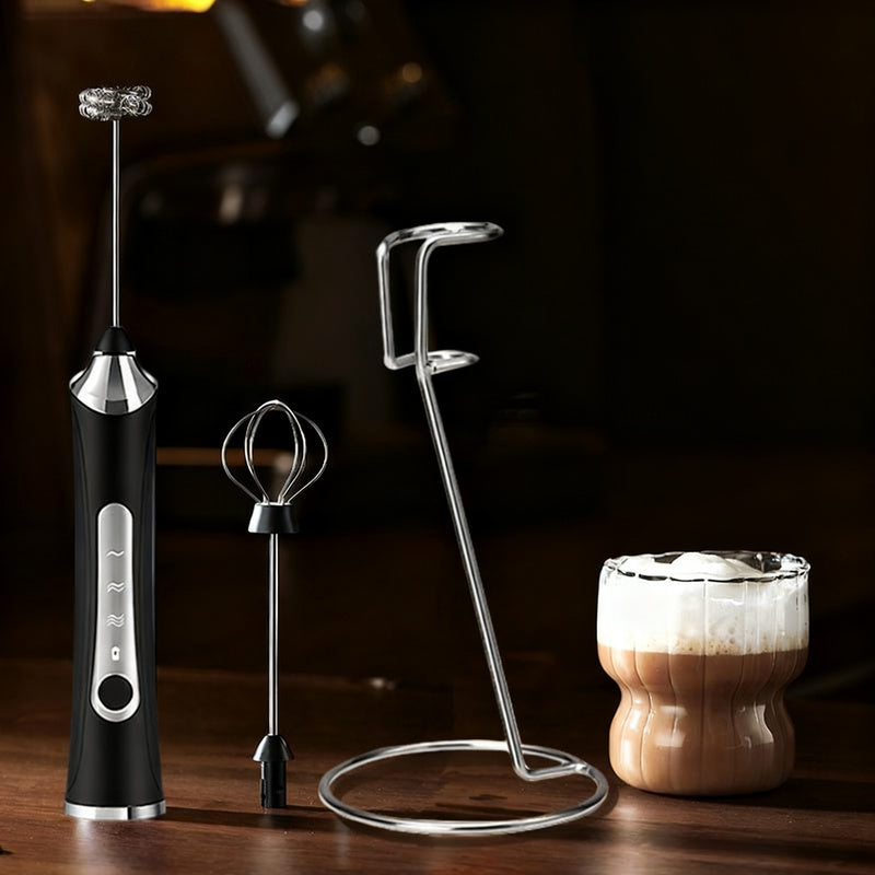 Electric Milk Frother and Accessories