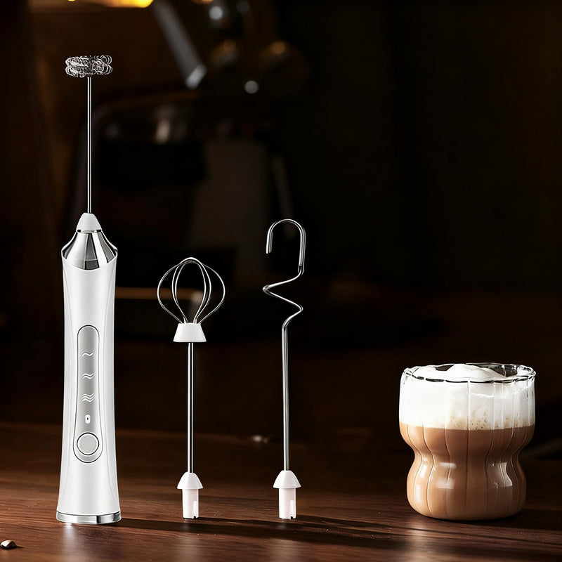 Electric Milk Frother and Accessories