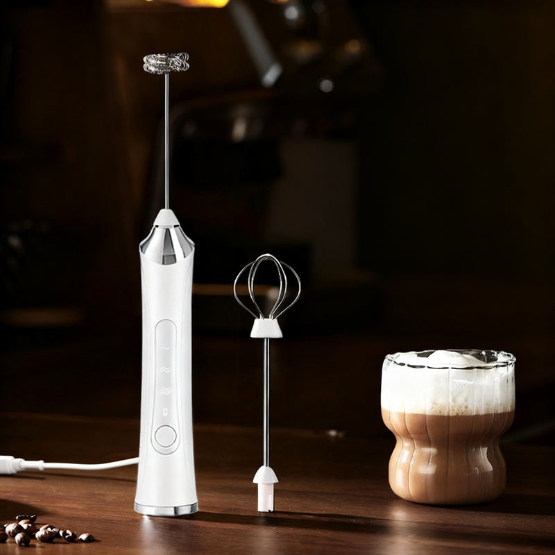 Electric Milk Frother and Accessories