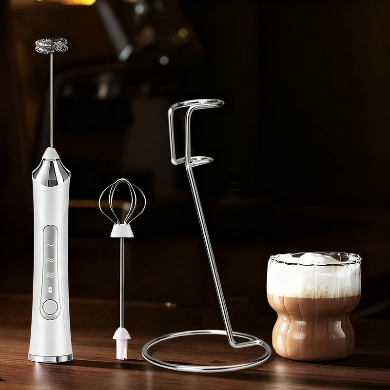 Electric Milk Frother and Accessories