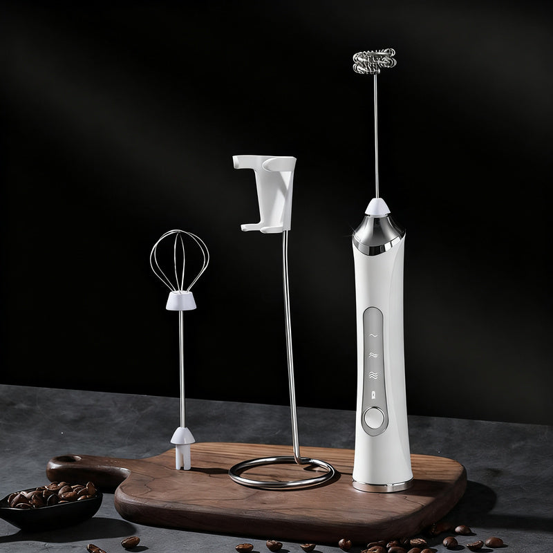 Electric Milk Frother and Accessories