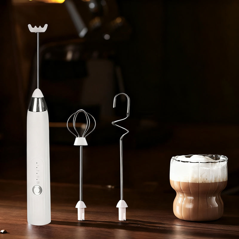 Electric Milk Frother and Accessories