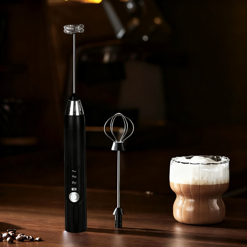Electric Milk Frother and Accessories