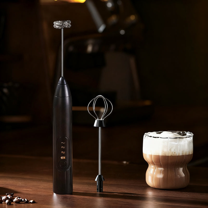Electric Milk Frother and Accessories