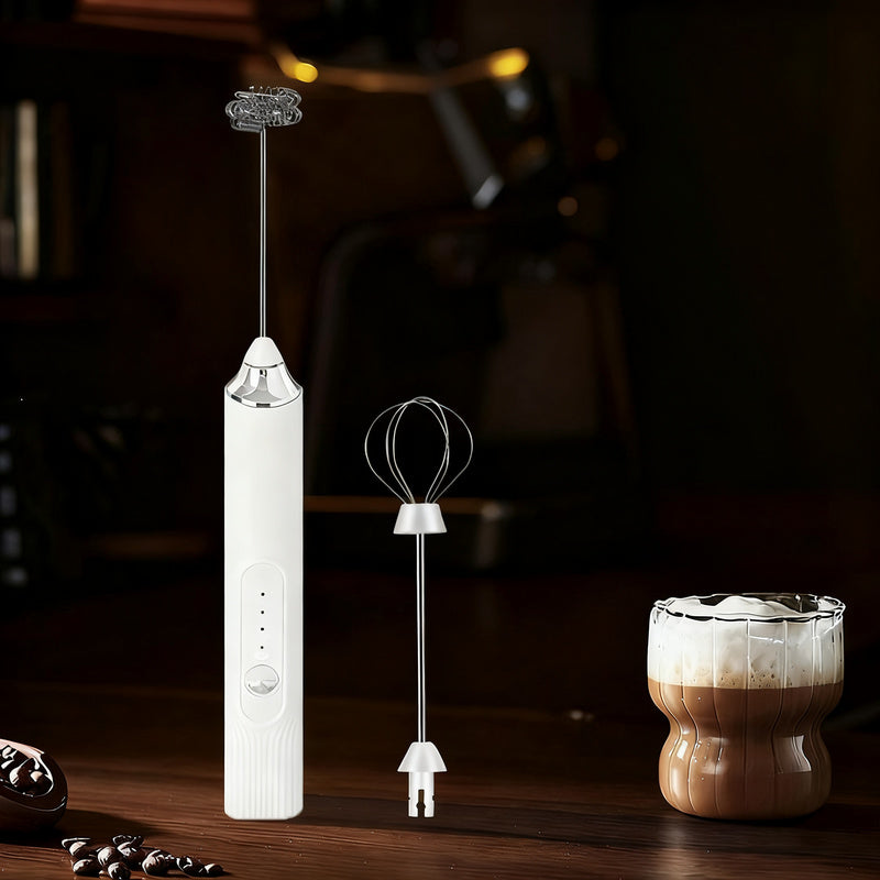 Electric Milk Frother and Accessories