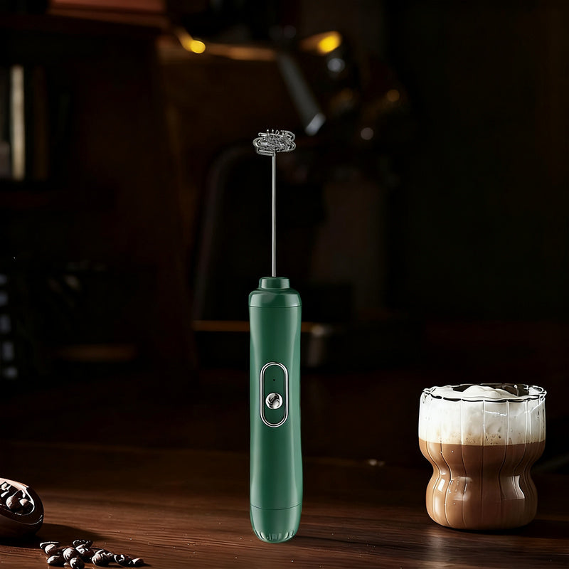 Electric Milk Frother and Accessories