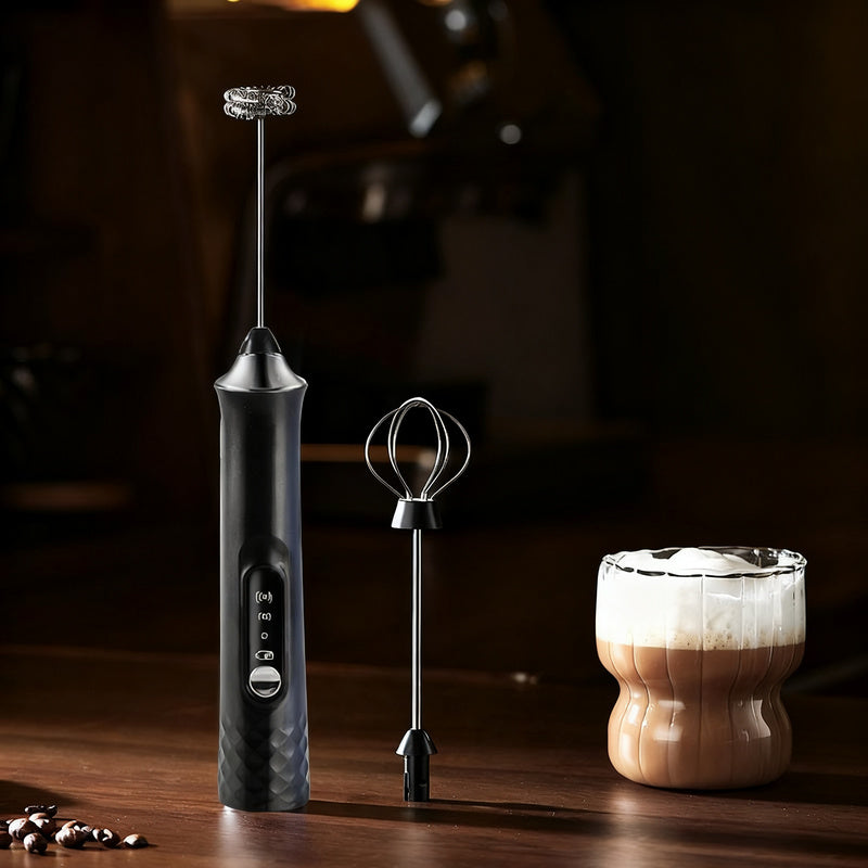 Electric Milk Frother and Accessories