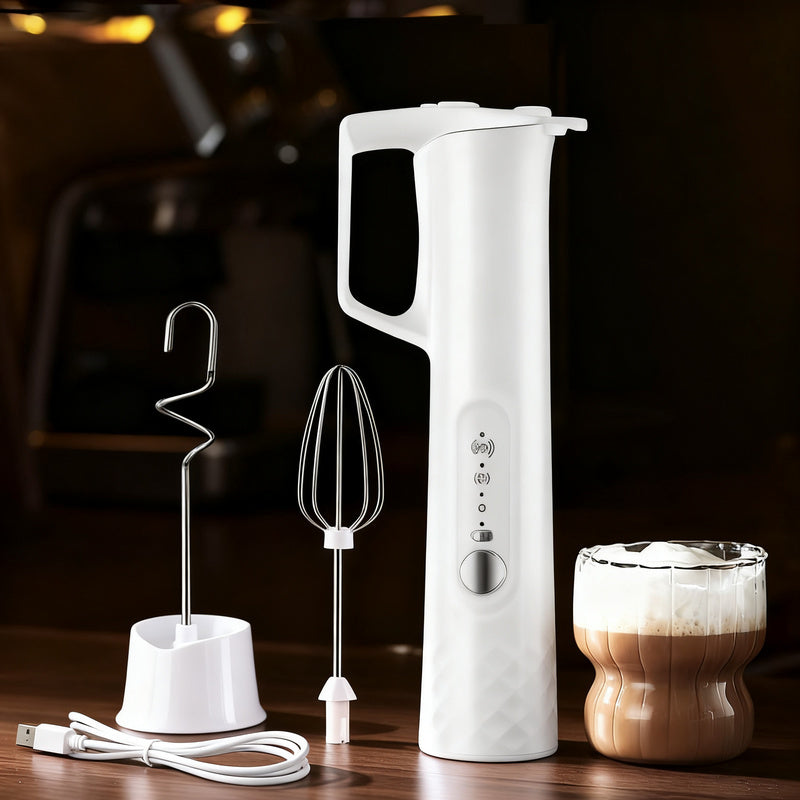 Electric Milk Frother and Accessories