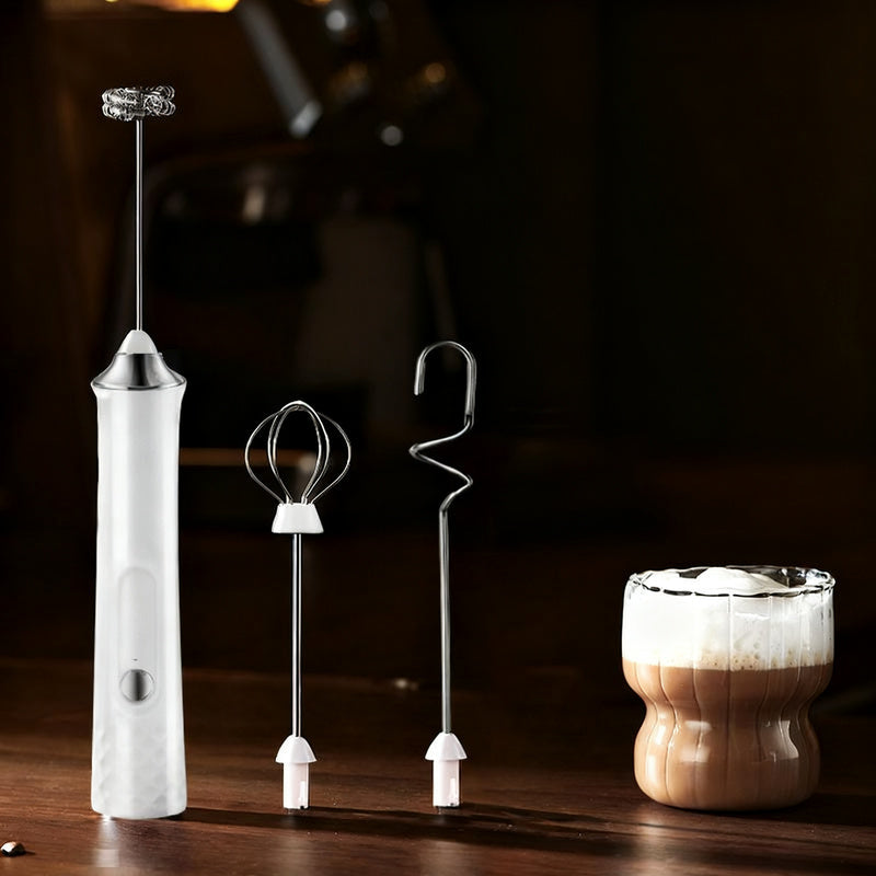 Electric Milk Frother and Accessories