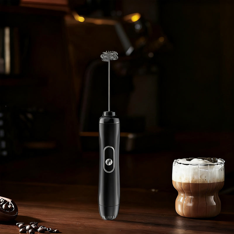 Electric Milk Frother and Accessories