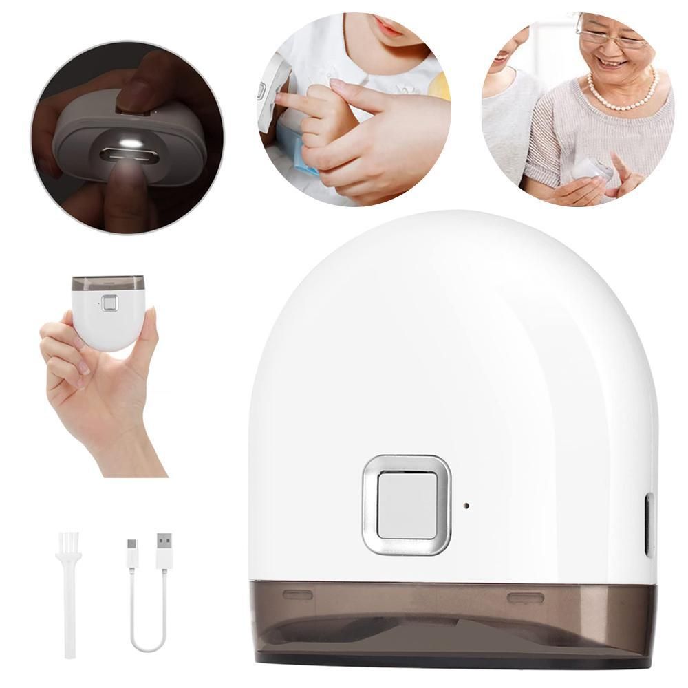 Electric Nail Clipper with LED Light