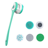Spinning Exfoliating Bath Brush with Long Handle
