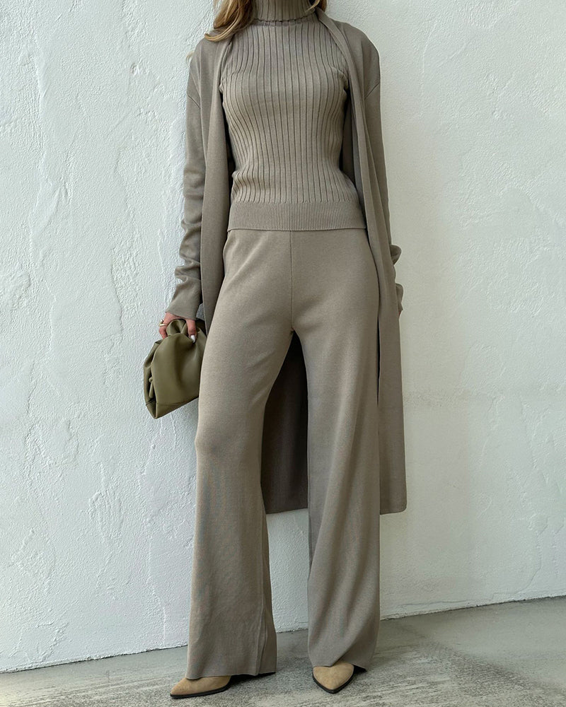 Elegant and Comfortable Three-Piece Set