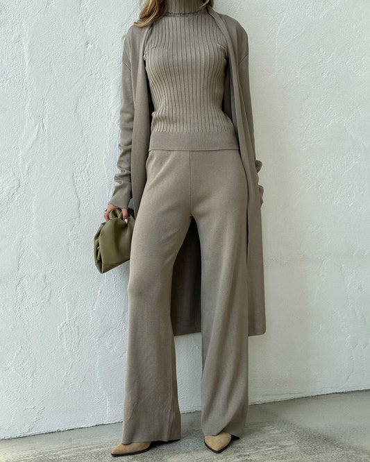 Elegant and Comfortable Three-Piece Set