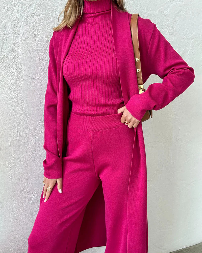 Elegant and Comfortable Three-Piece Set