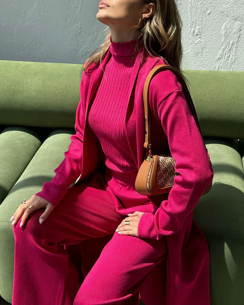 Elegant and Comfortable Three-Piece Set