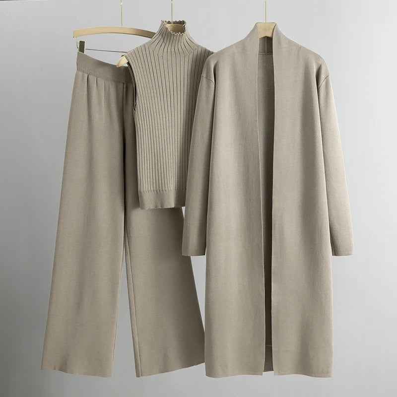 Elegant and Comfortable Three-Piece Set