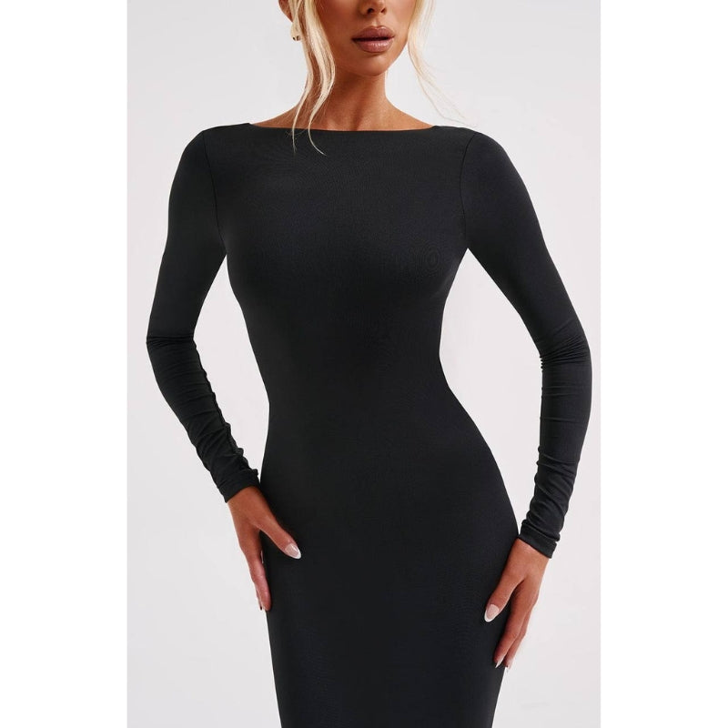 Elegant Backless Long Dress Anya
