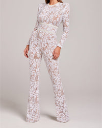 Elegant Jumpsuit with V-Neck - Juliette