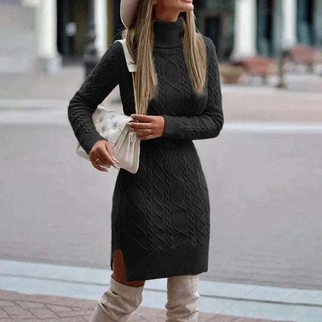 Elegant Knit Dress Winter