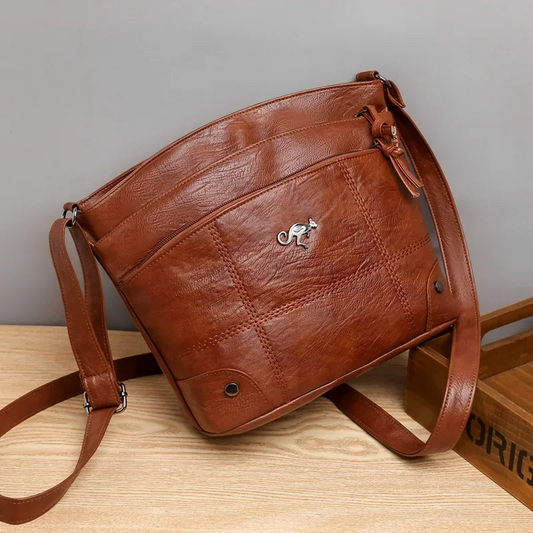 Elegant Leather Handbag for Women – Sabrina