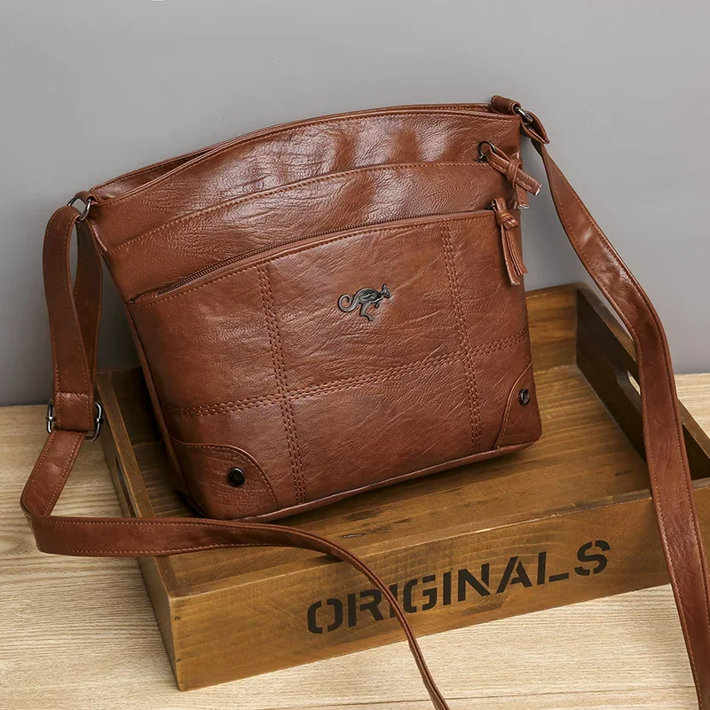 Elegant Leather Handbag for Women – Sabrina