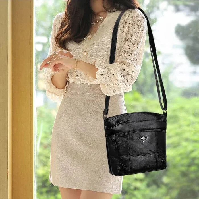 Elegant Leather Handbag for Women – Sabrina
