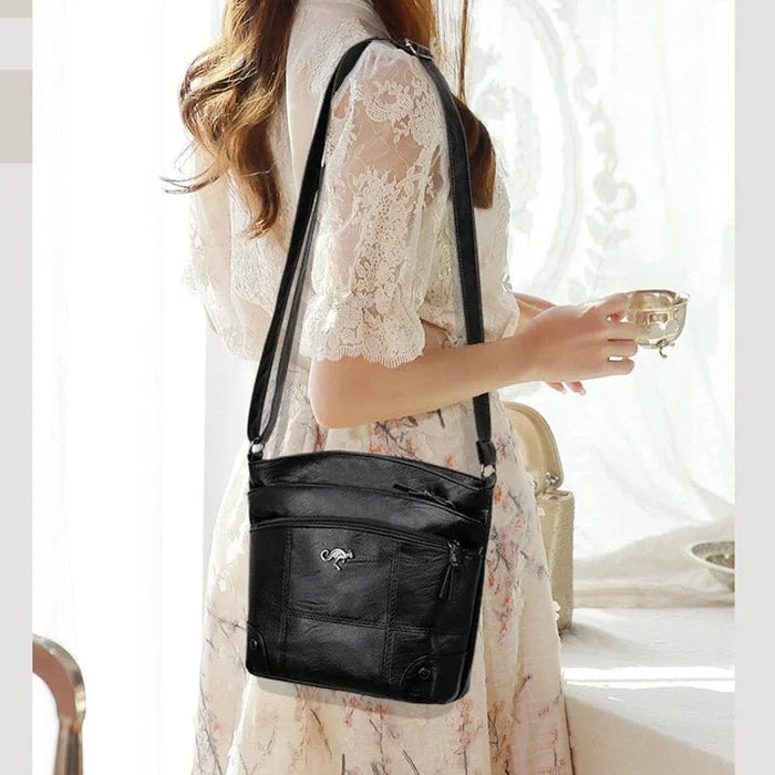 Elegant Leather Handbag for Women – Sabrina