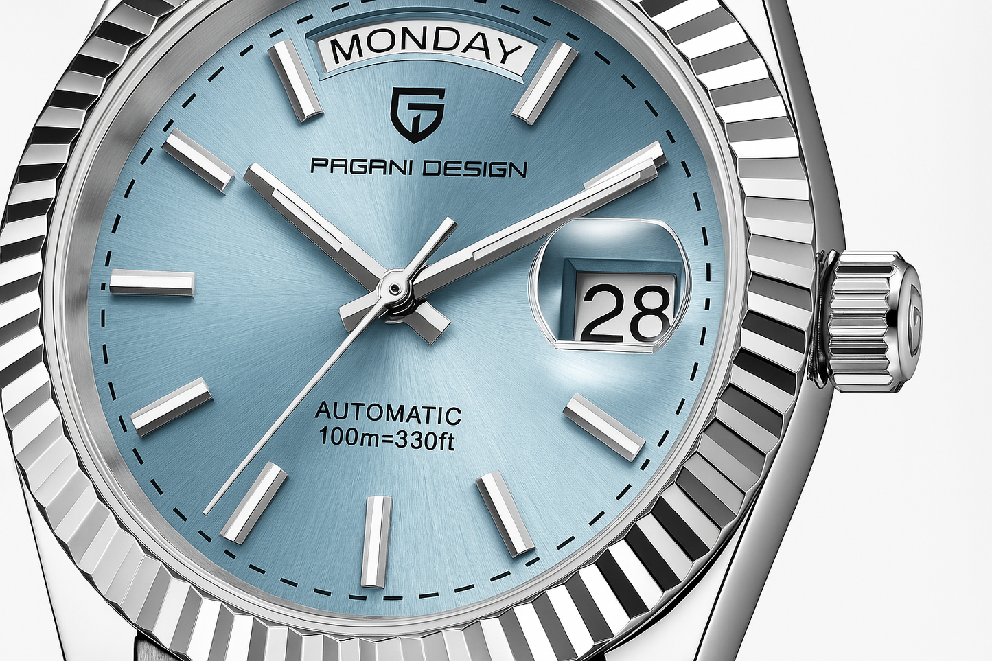 Elegant Men's Watch with Automatic Movement and Date Function