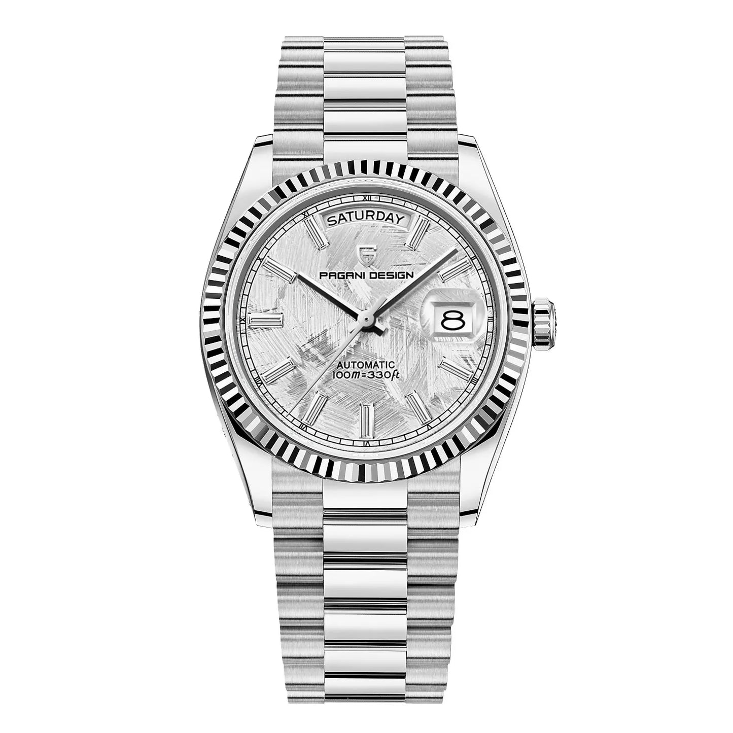 Elegant Men's Watch with Automatic Movement and Date Function