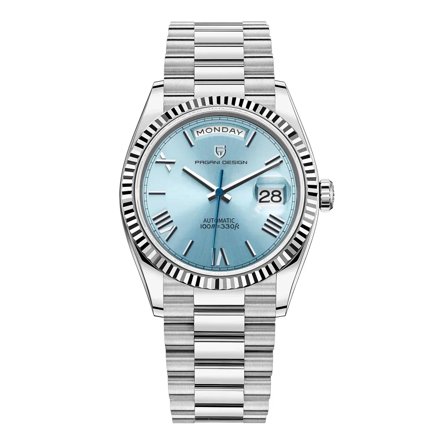 Elegant Men's Watch with Automatic Movement and Date Function
