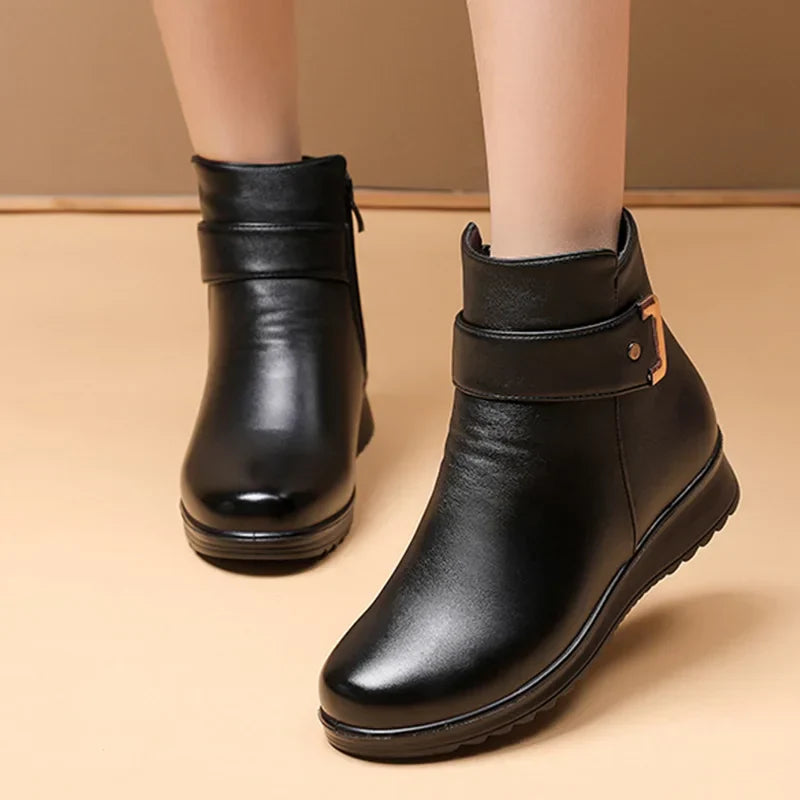 Elegant Orthopedic Boots with Arch Support