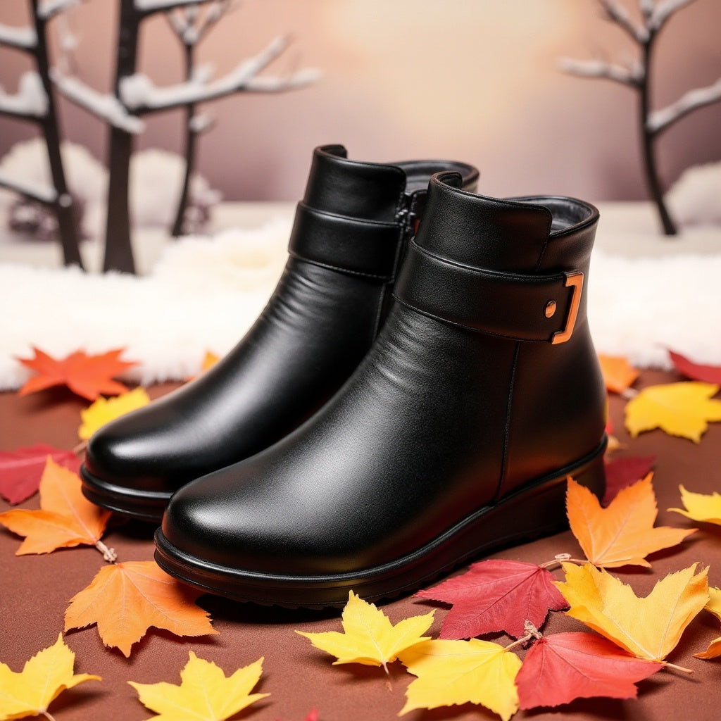 Elegant Orthopedic Boots with Arch Support