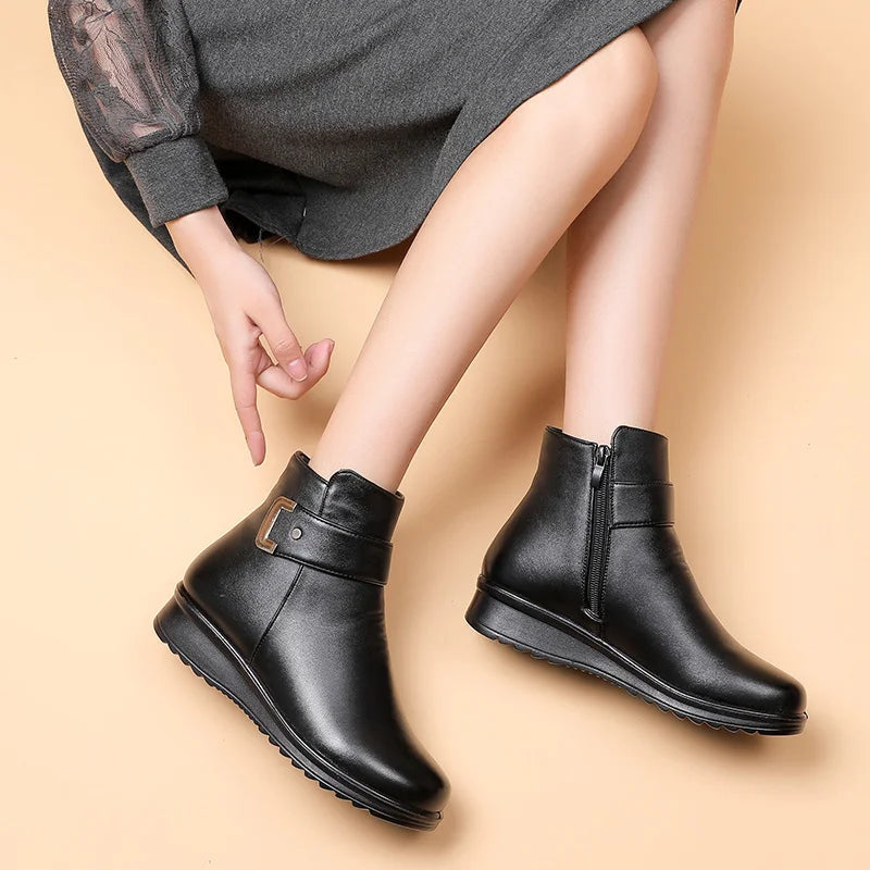 Elegant Orthopedic Boots with Arch Support
