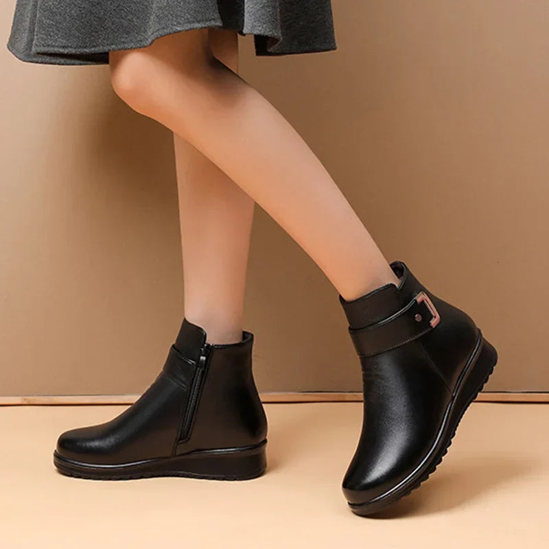 Elegant Orthopedic Boots with Arch Support