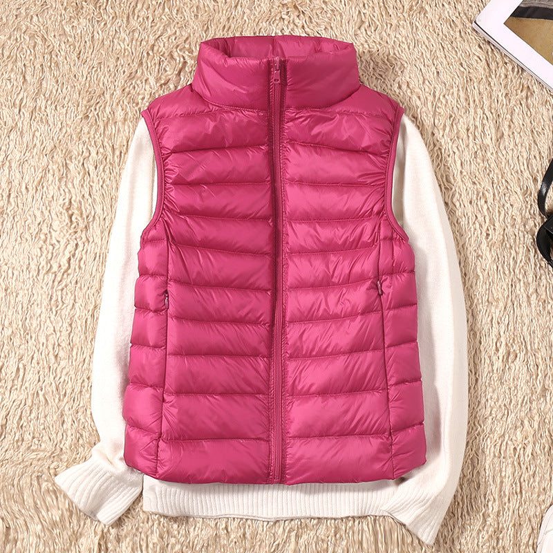 Elegant Sleeveless Warm Vest for Chilly Days