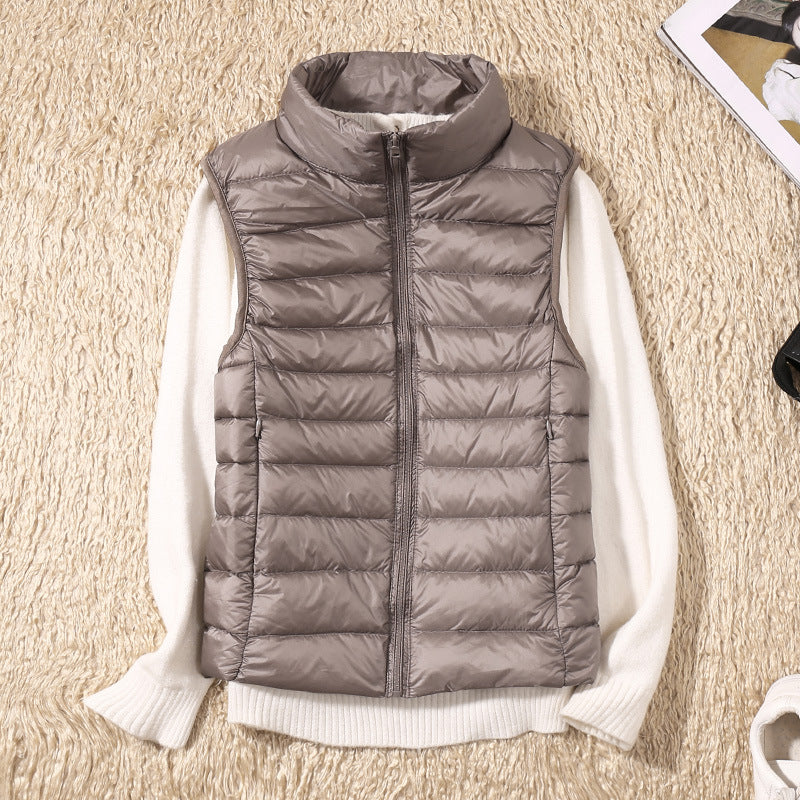 Elegant Sleeveless Warm Vest for Chilly Days