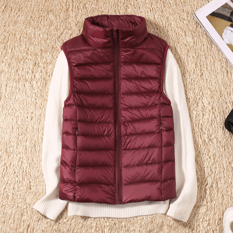 Elegant Sleeveless Warm Vest for Chilly Days