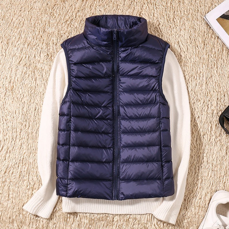 Elegant Sleeveless Warm Vest for Chilly Days