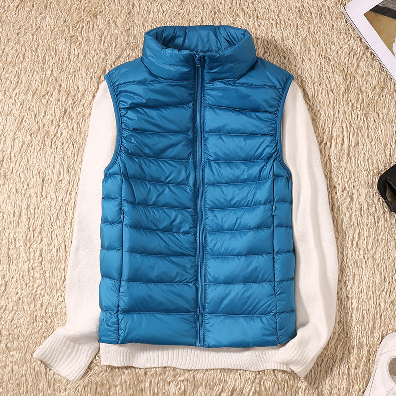 Elegant Sleeveless Warm Vest for Chilly Days
