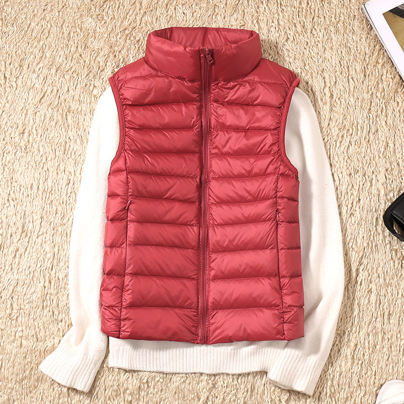 Elegant Sleeveless Warm Vest for Chilly Days