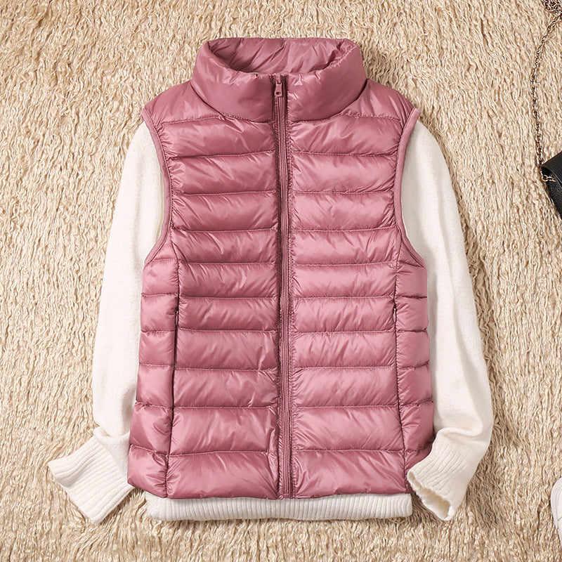Elegant Sleeveless Warm Vest for Chilly Days