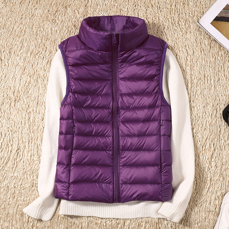 Elegant Sleeveless Warm Vest for Chilly Days