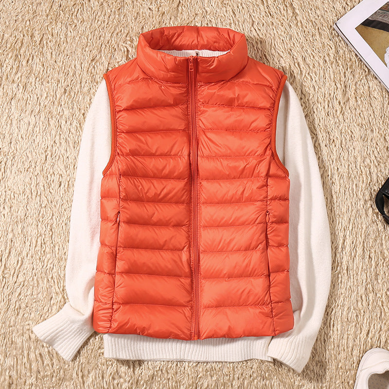 Elegant Sleeveless Warm Vest for Chilly Days