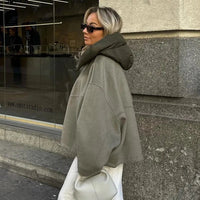 Chic Women's Zip-Up Hoodie