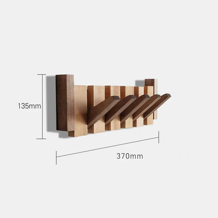 Elegant Wood Piano Style Coat Rack for Stylish Entryway