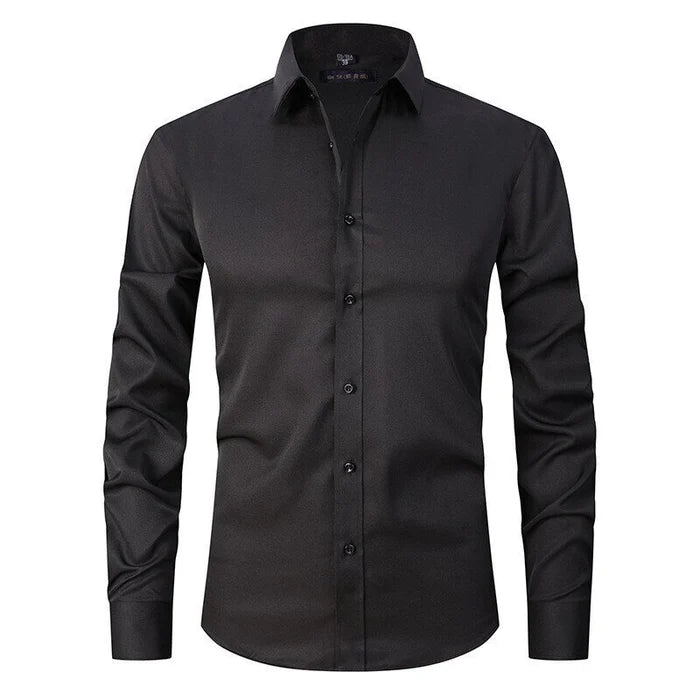 Image of Elijah | Men's Slim-Fit Button-Down Shirt