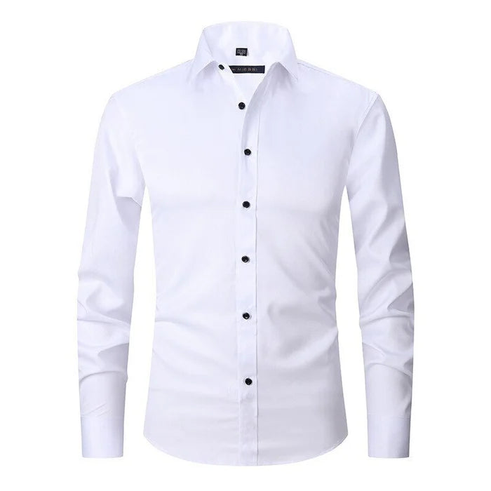 Image of Elijah | Men's Slim-Fit Button-Down Shirt